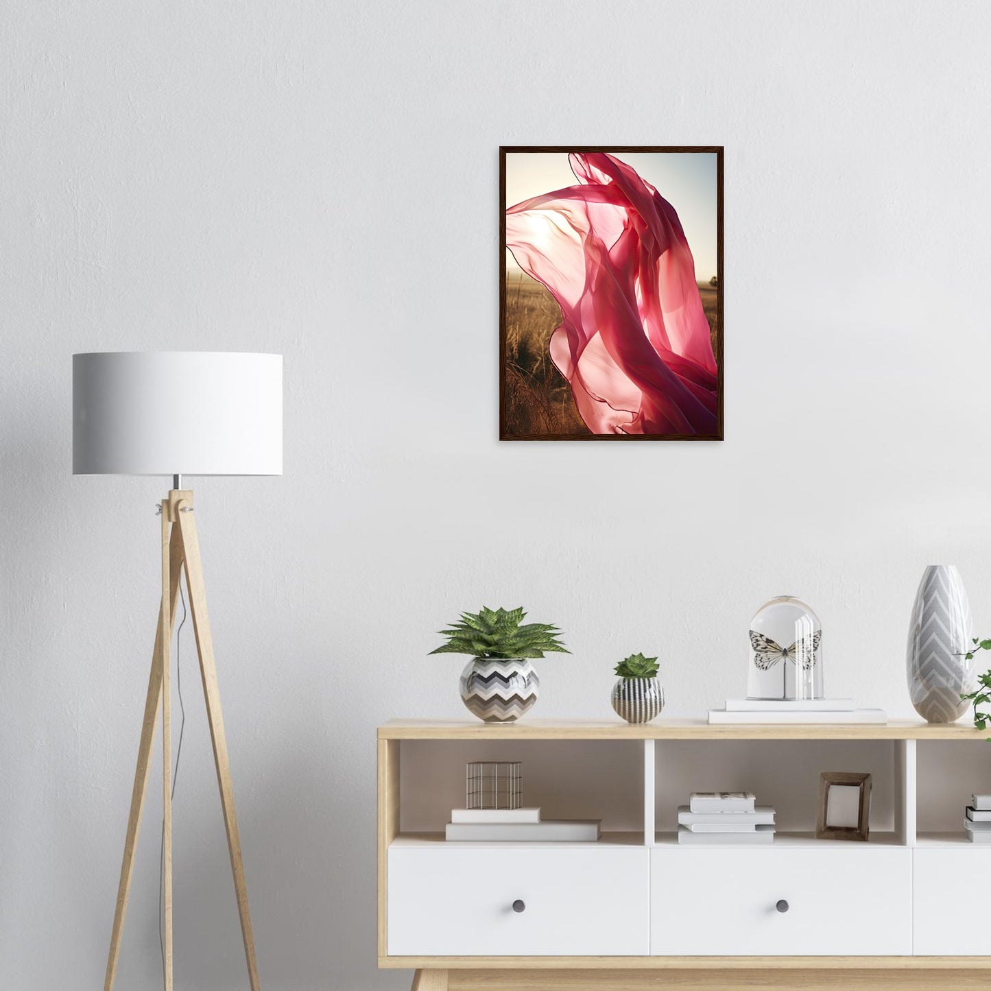 Pink Dance, Poster mit Holzrahmen - Stiers Beste