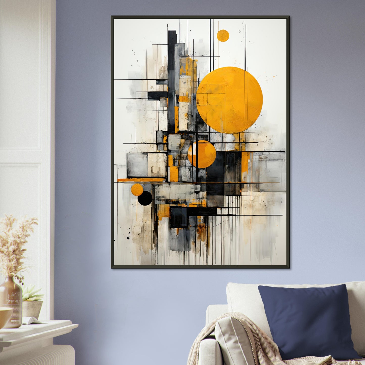 Runder Block, Poster mit Alurahmen - Stiers Beste