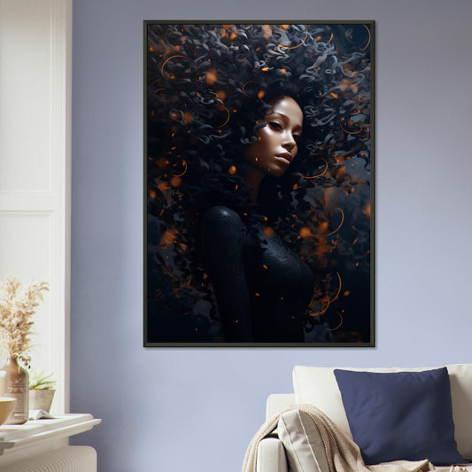 Golden Dark, Poster mit Alurahmen - Stiers Beste