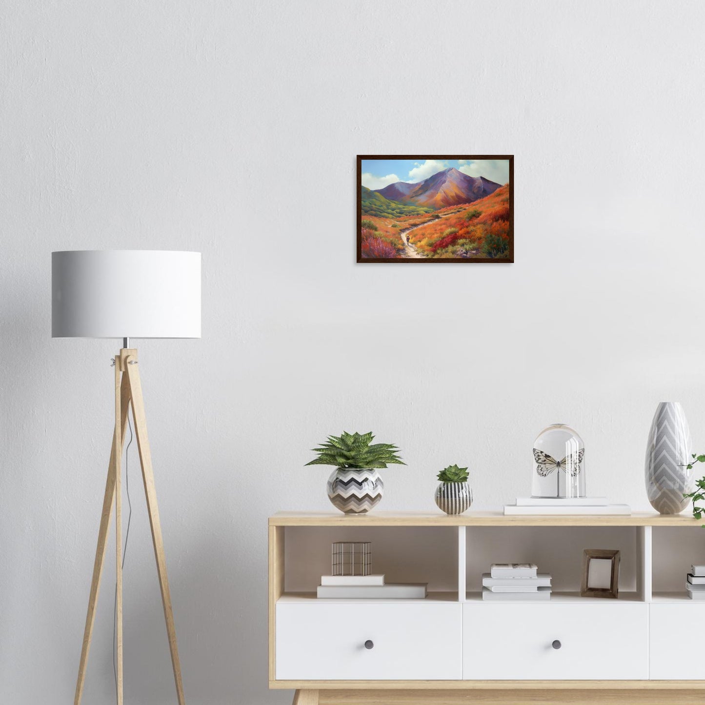 Im Herzen des Ostens, Poster mit Holzrahmen - Stiersbeste