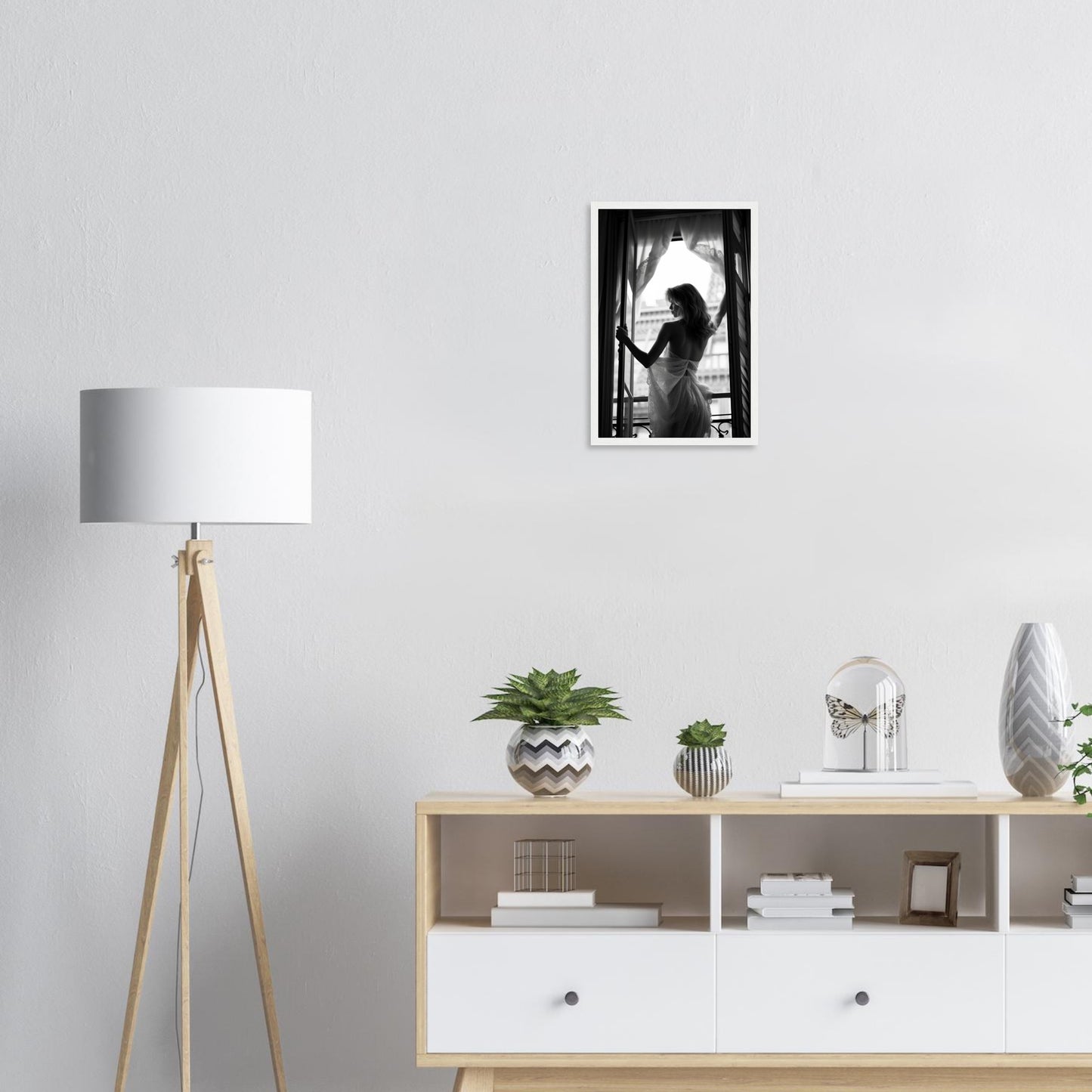 Open Window, Poster mit Holzrahmen - Stiers Beste