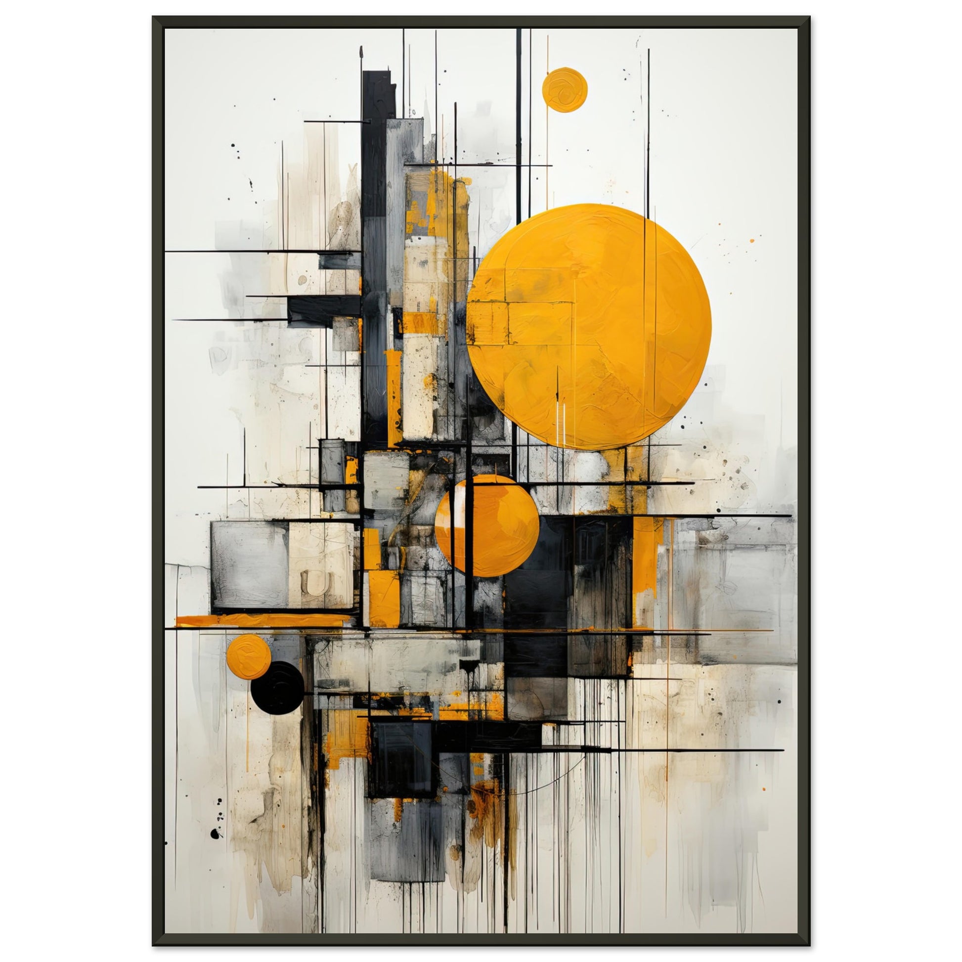 Runder Block, Poster mit Alurahmen - Stiers Beste