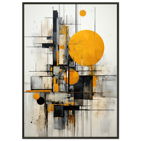 Runder Block, Poster mit Alurahmen - Stiers Beste