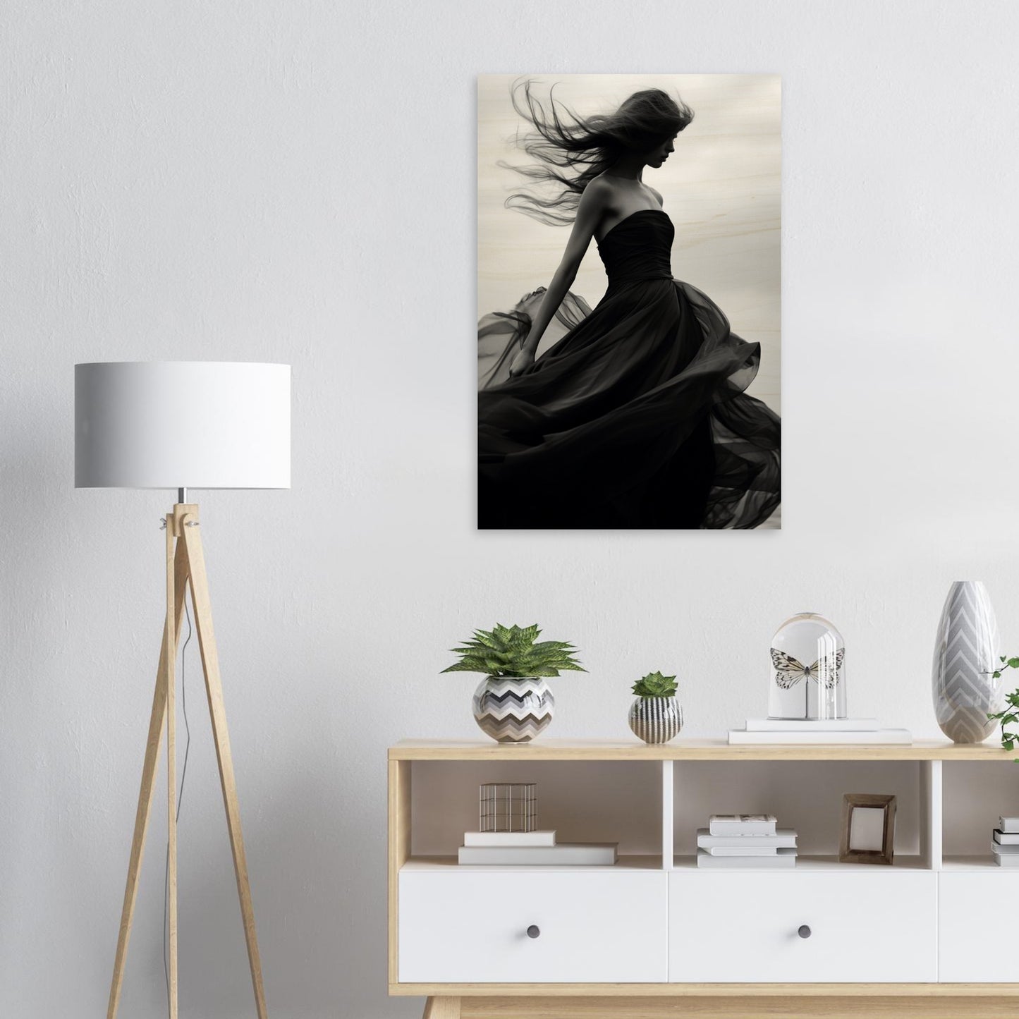 Eleganz im Wind, Holzdruck - Stiers Beste