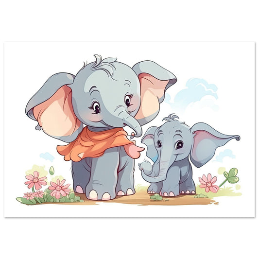 Elephant Cutie, Aluminiumdruck - Stiersbeste