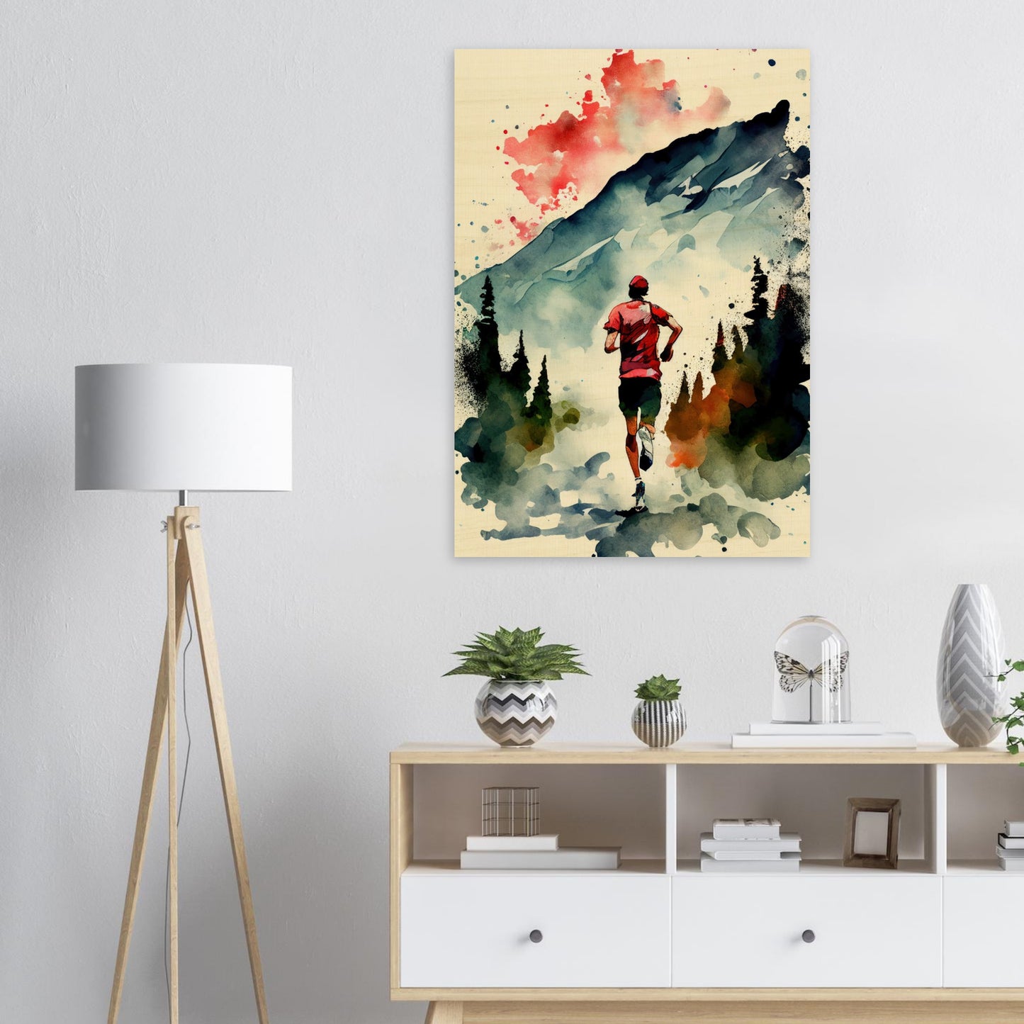 Nature Run, Holzdruck - Stiersbeste