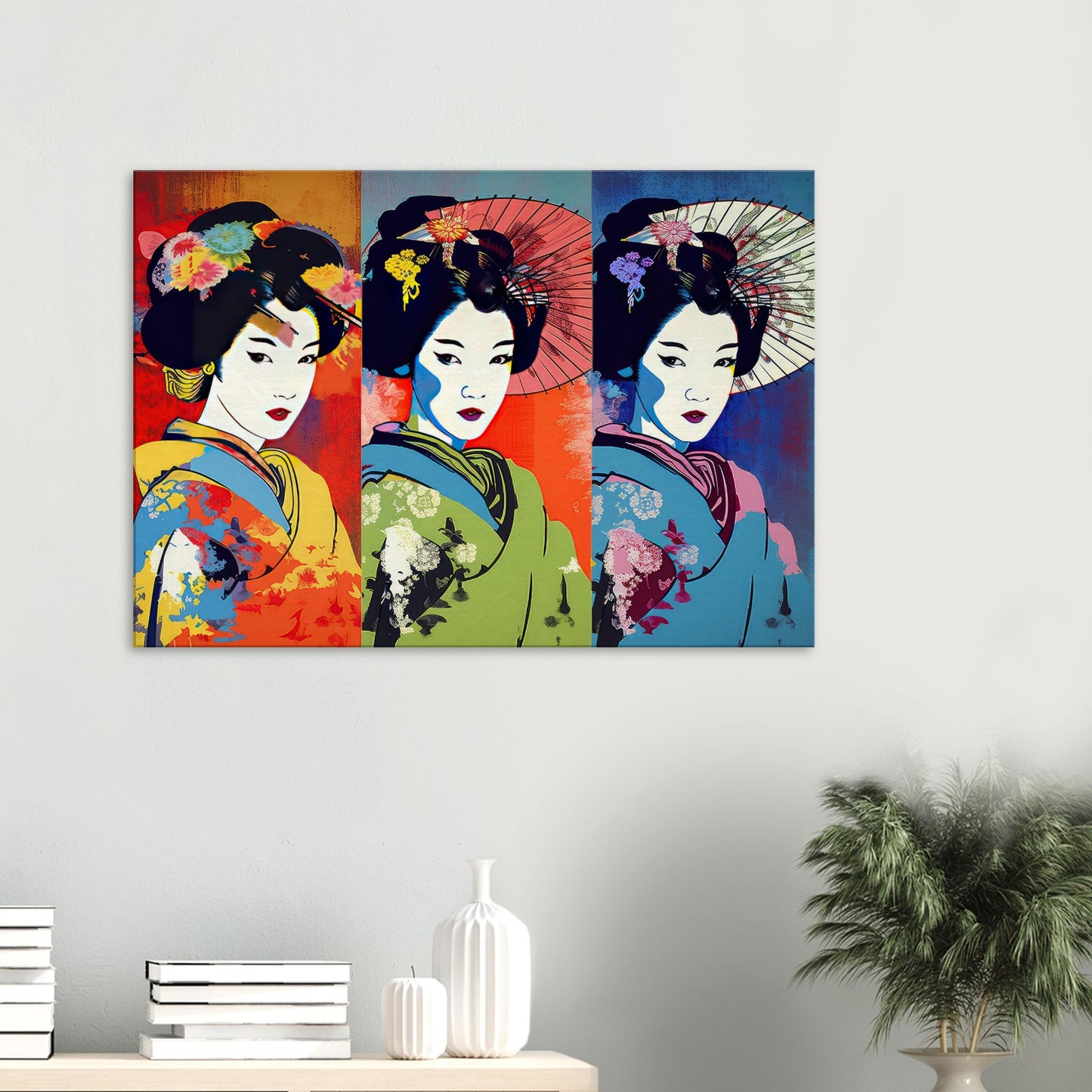 Farbenfrohe Geisha - Stiersbeste