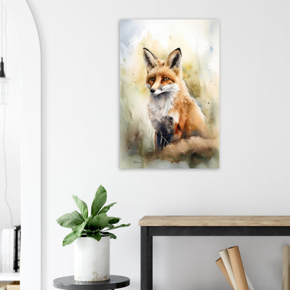 Die Wildnis im Blick, Aluminiumdruck - Stiersbeste