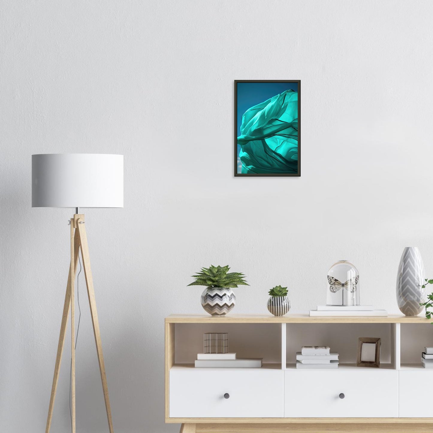 Blue Dance, Poster mit Alurahmen - Stiers Beste