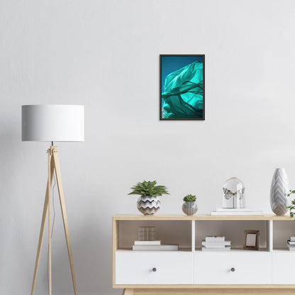 Blue Dance, Poster mit Alurahmen - Stiers Beste