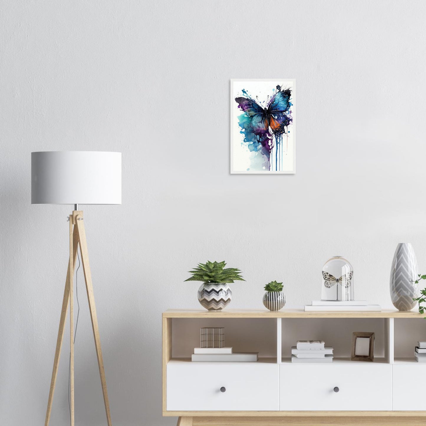 Flügeltanz, Poster mit Holzrahmen - Stiersbeste