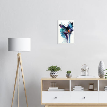 Flügeltanz, Poster mit Holzrahmen - Stiersbeste