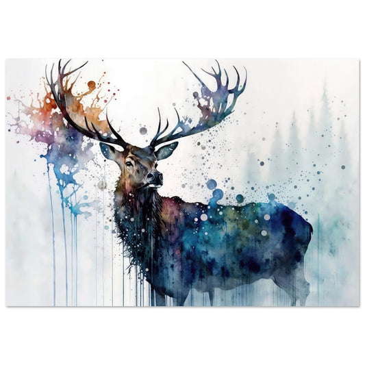 Sanfte Wildnis Farben, Aluminiumdruck - Stiersbeste