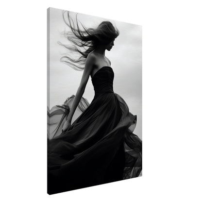 Eleganz im Wind, Leinwanddruck - Stiers Beste