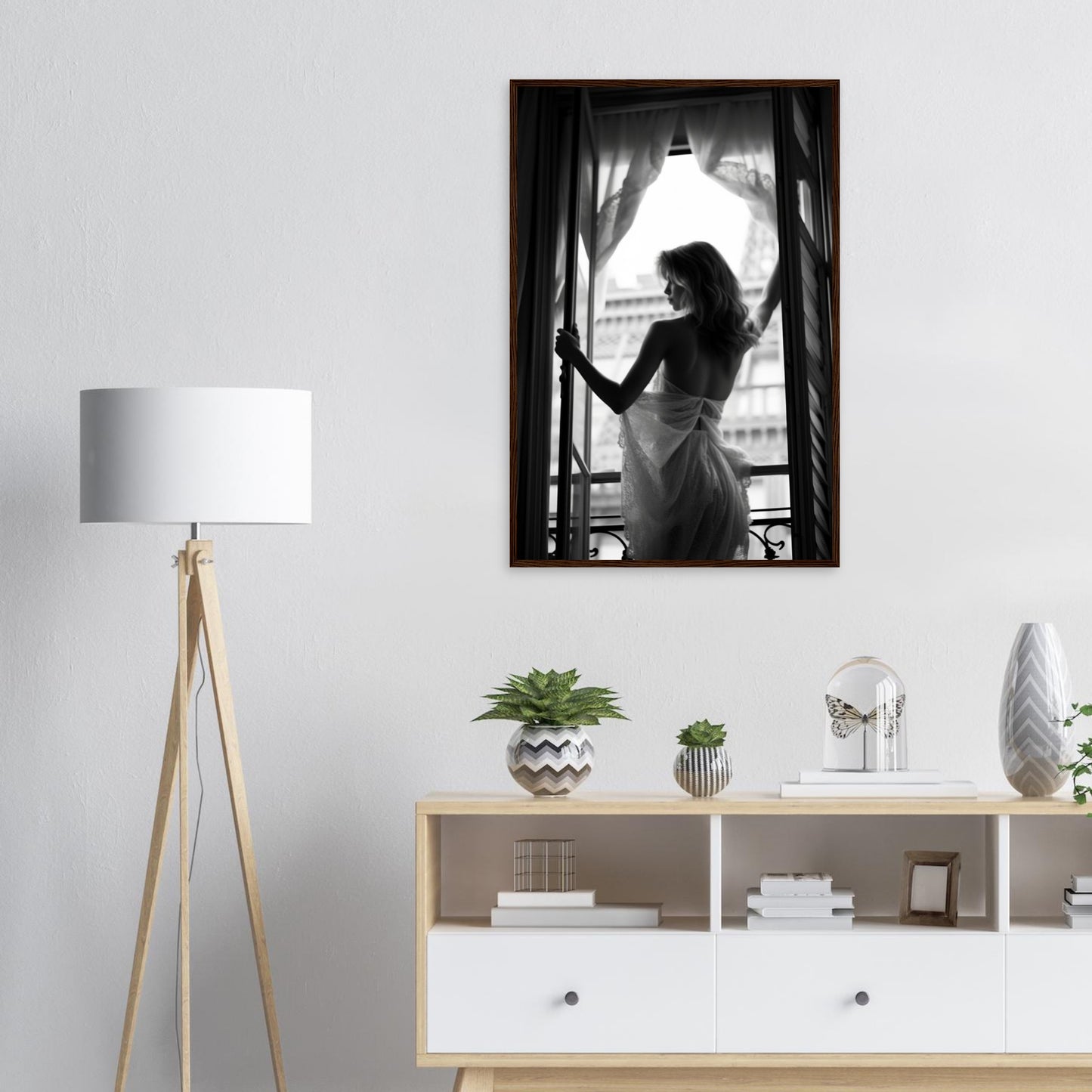 Open Window, Poster mit Holzrahmen - Stiers Beste