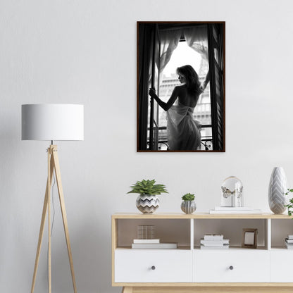 Open Window, Poster mit Holzrahmen - Stiers Beste