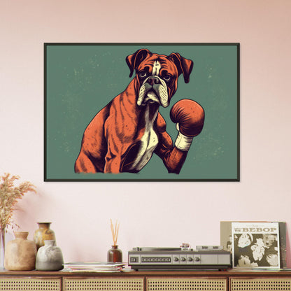 Boxer Boxer, Poster mit Alurahmen - Stiersbeste