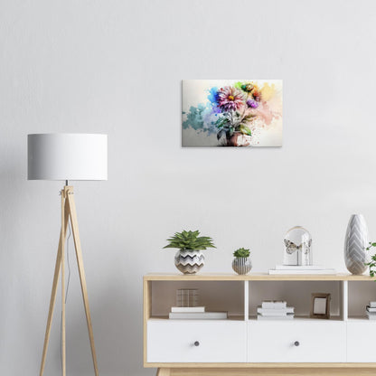 Fließende Blumenmelodie, Leinwanddruck - Stiersbeste