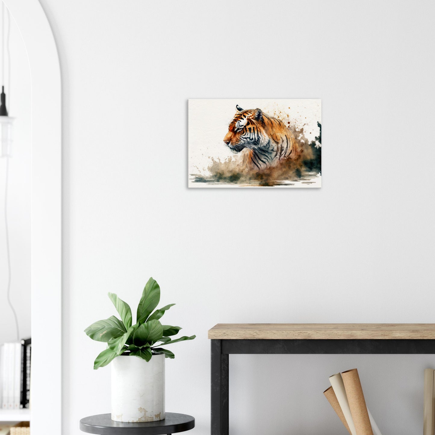 Faszination des Tigers, Leinwanddruck - Stiersbeste