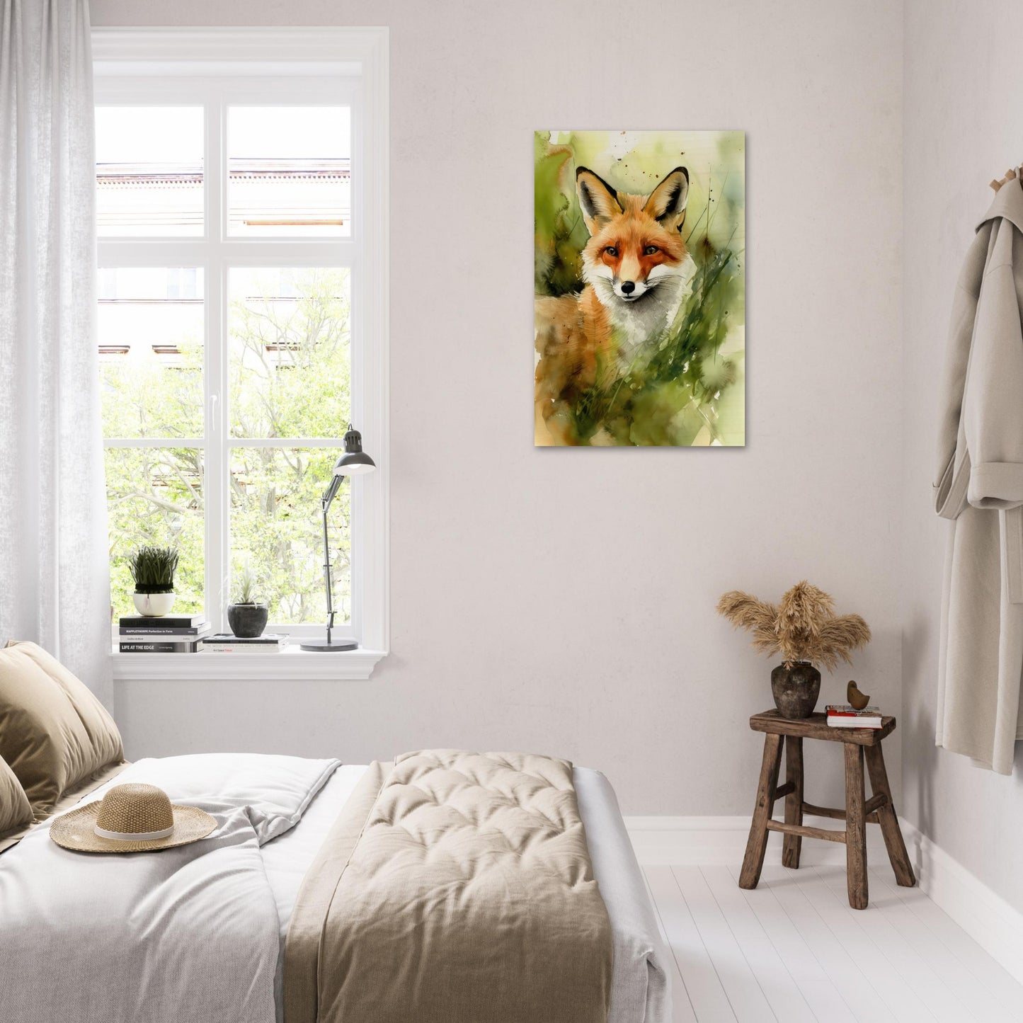 In den Augen des Fuchses, Holzdruck - Stiersbeste