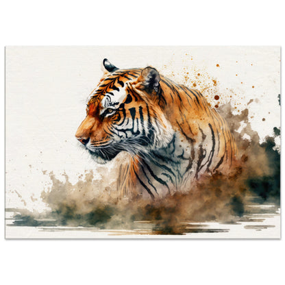 Faszination des Tigers, Leinwanddruck - Stiersbeste