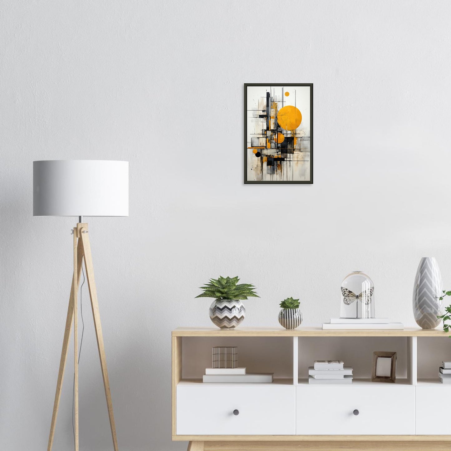Runder Block, Poster mit Alurahmen - Stiers Beste