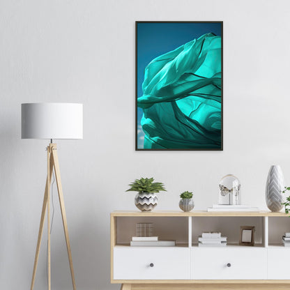 Blue Dance, Poster mit Alurahmen - Stiers Beste