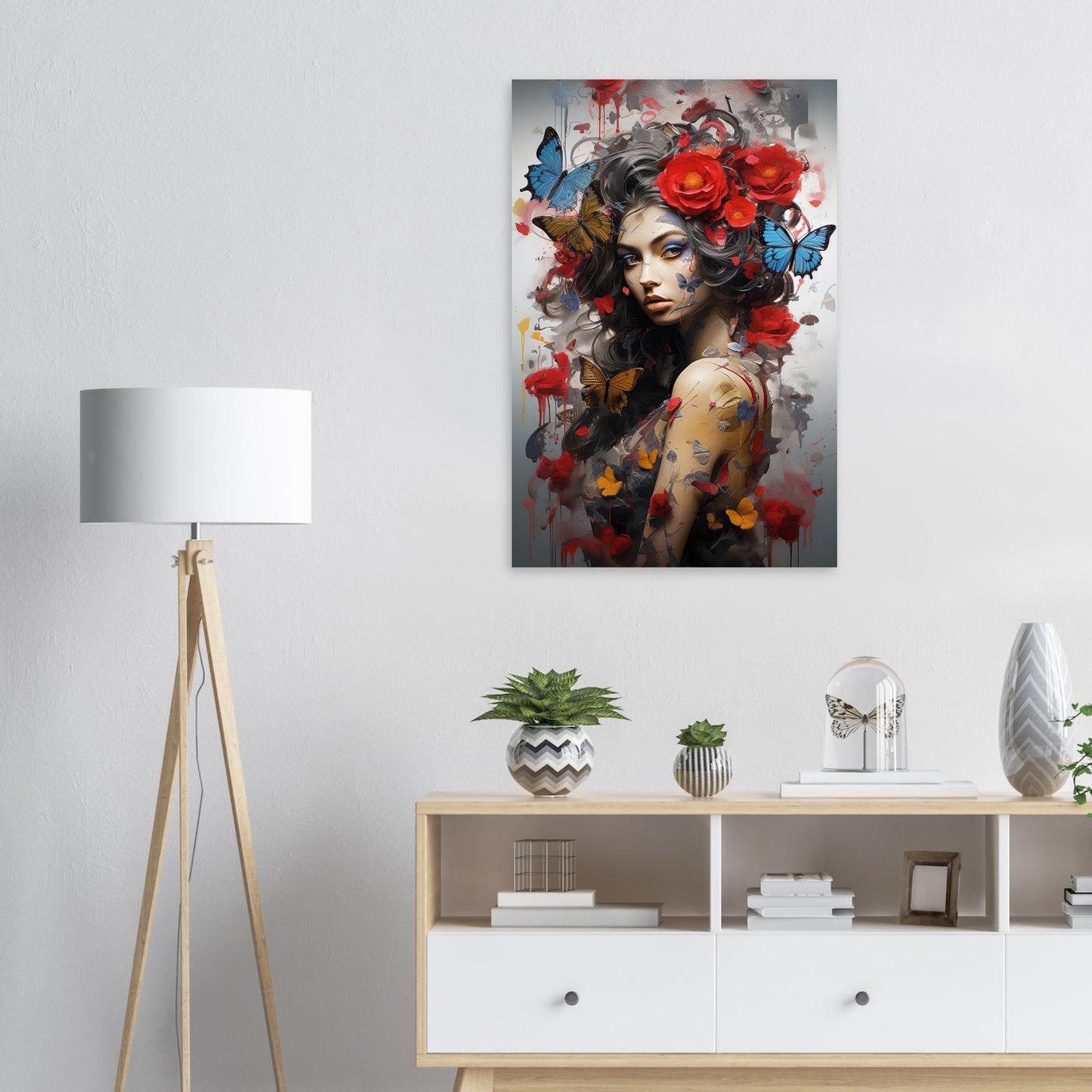 Lady Butterfly, Aluminiumdruck - Stiers Beste