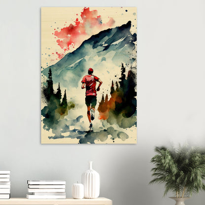 Nature Run, Holzdruck - Stiersbeste