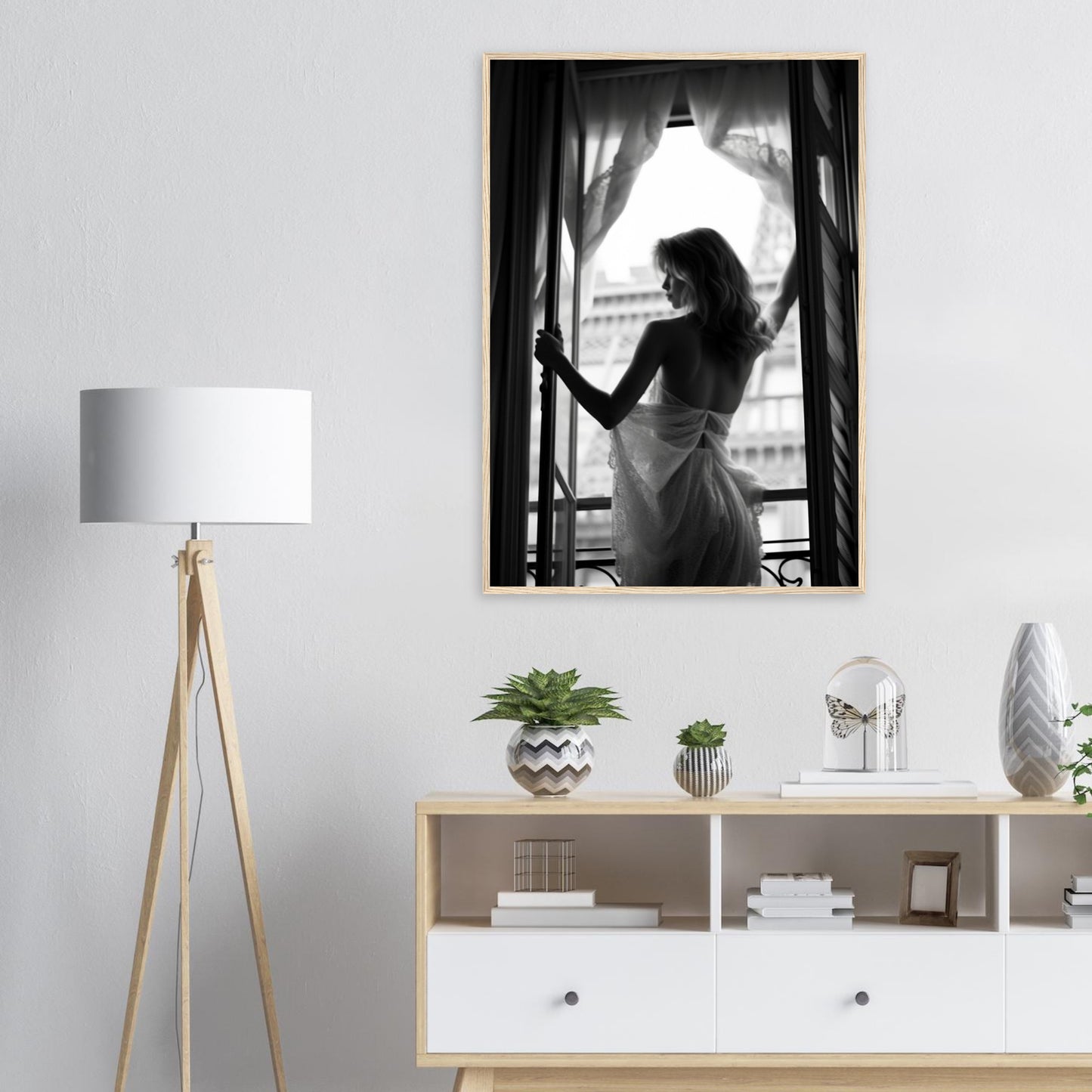 Open Window, Poster mit Holzrahmen - Stiers Beste