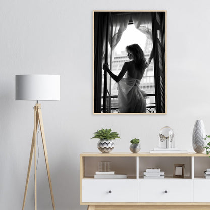 Open Window, Poster mit Holzrahmen - Stiers Beste