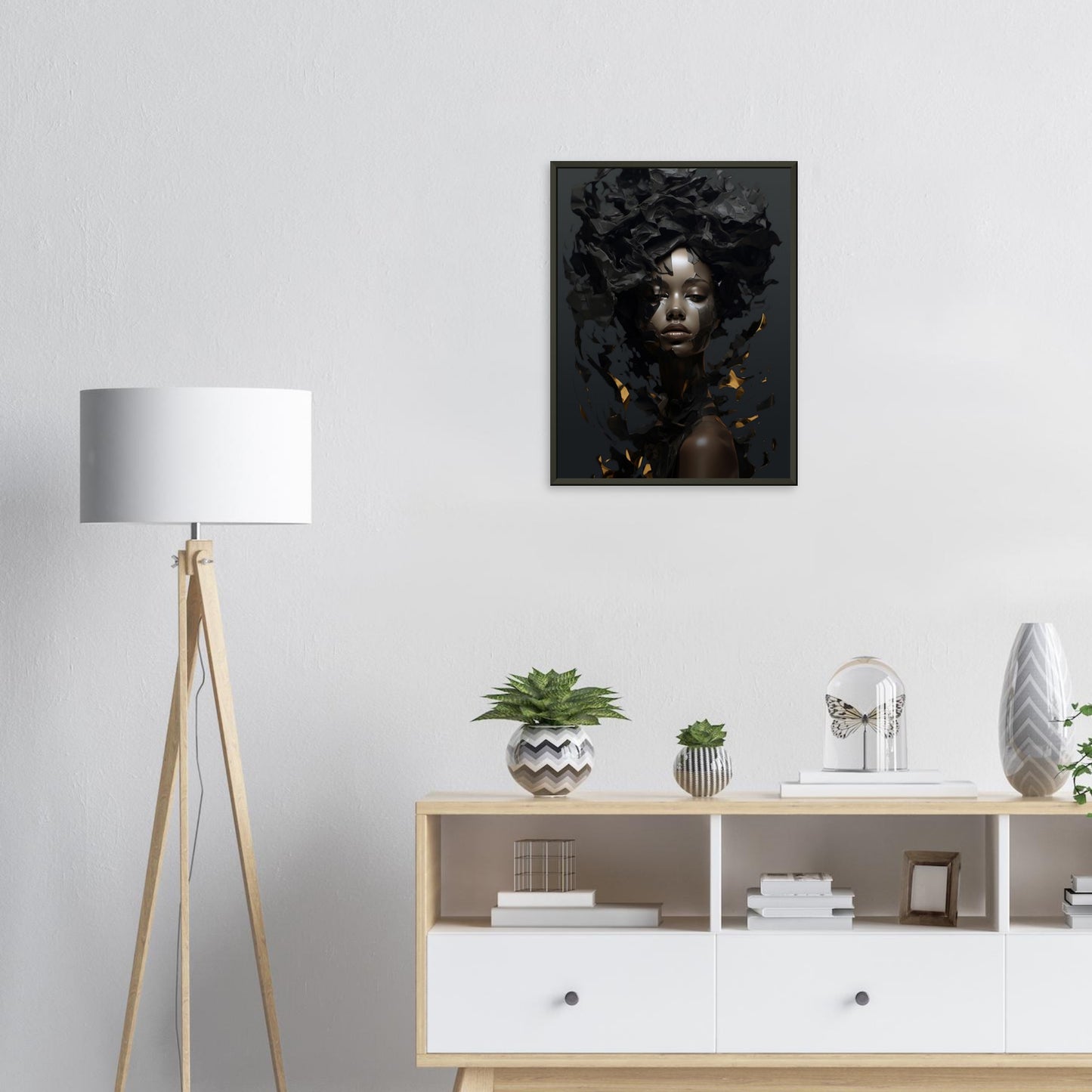 Dark Fragments, Poster mit Alurahmen - Stiers Beste