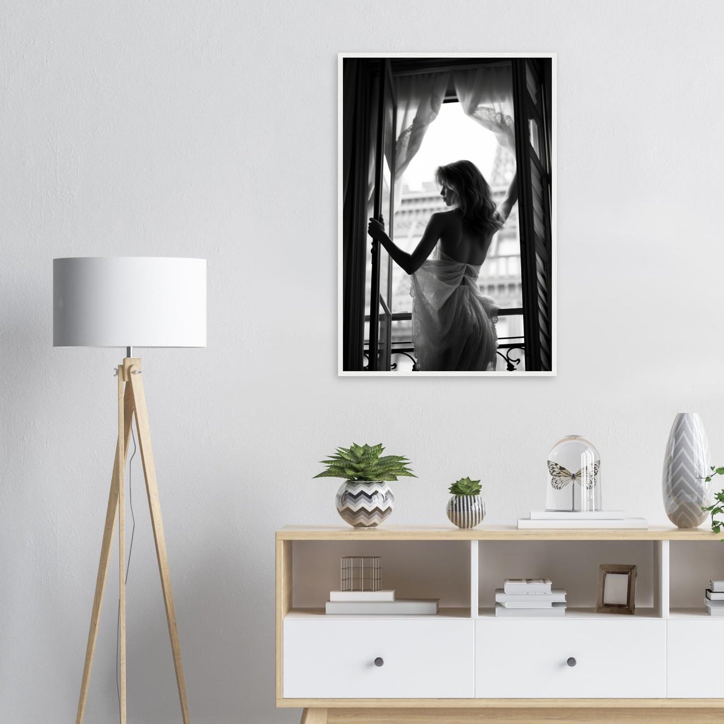 Open Window, Poster mit Holzrahmen - Stiers Beste