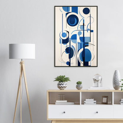 Blaue Harmonie, Poster mit Alurahmen - Stiers Beste