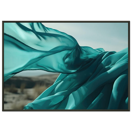 Blauer Wind, Poster mit Alurahmen - Stiers Beste