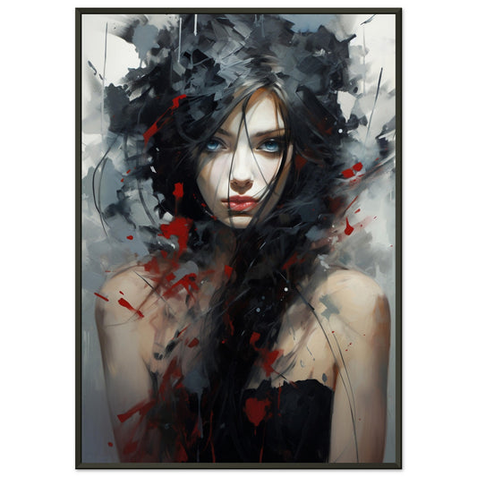 Blue Eyes, Poster mit Alurahmen - Stiers Beste