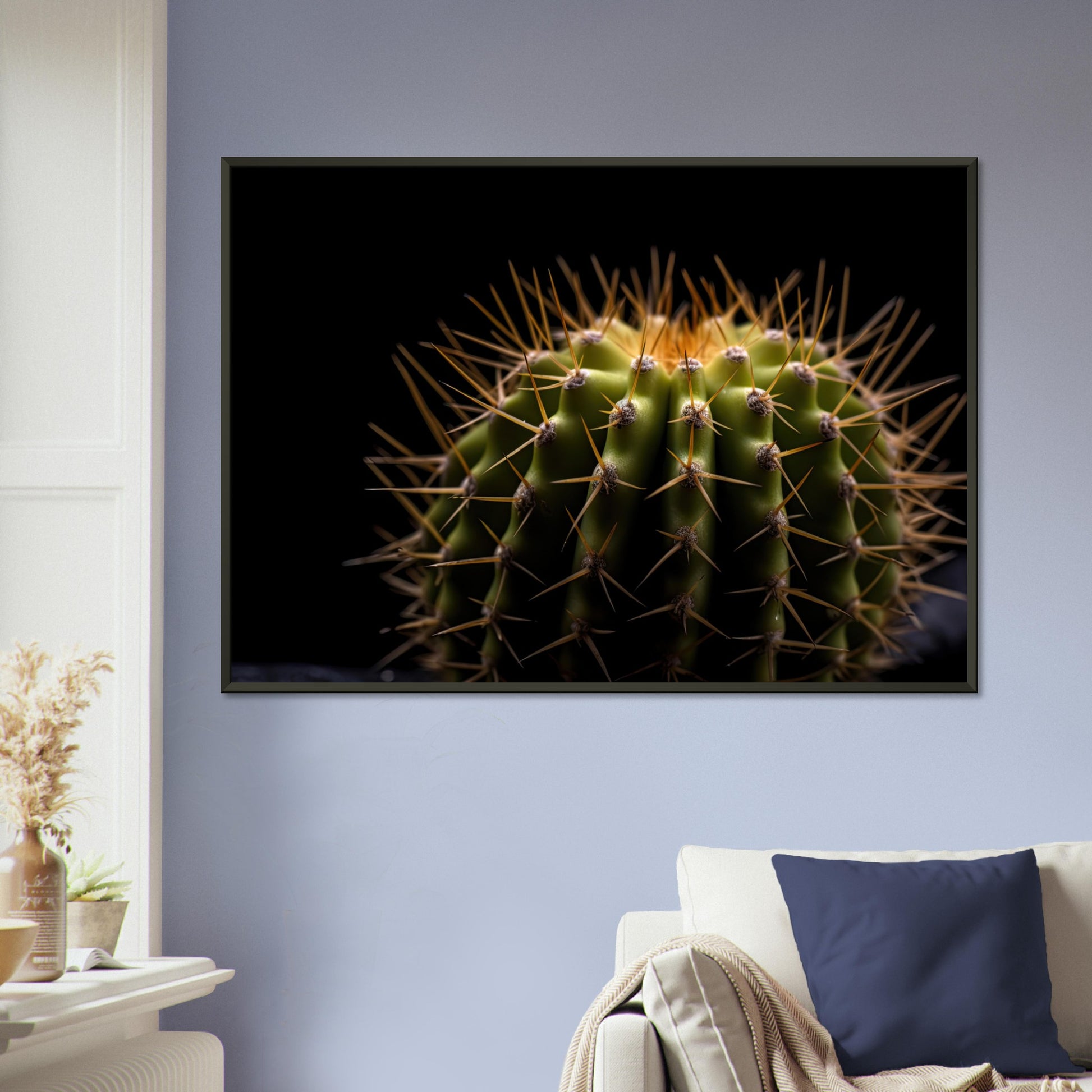 Kaktus in the Studio, Poster mit Alurahmen - Stiers Beste