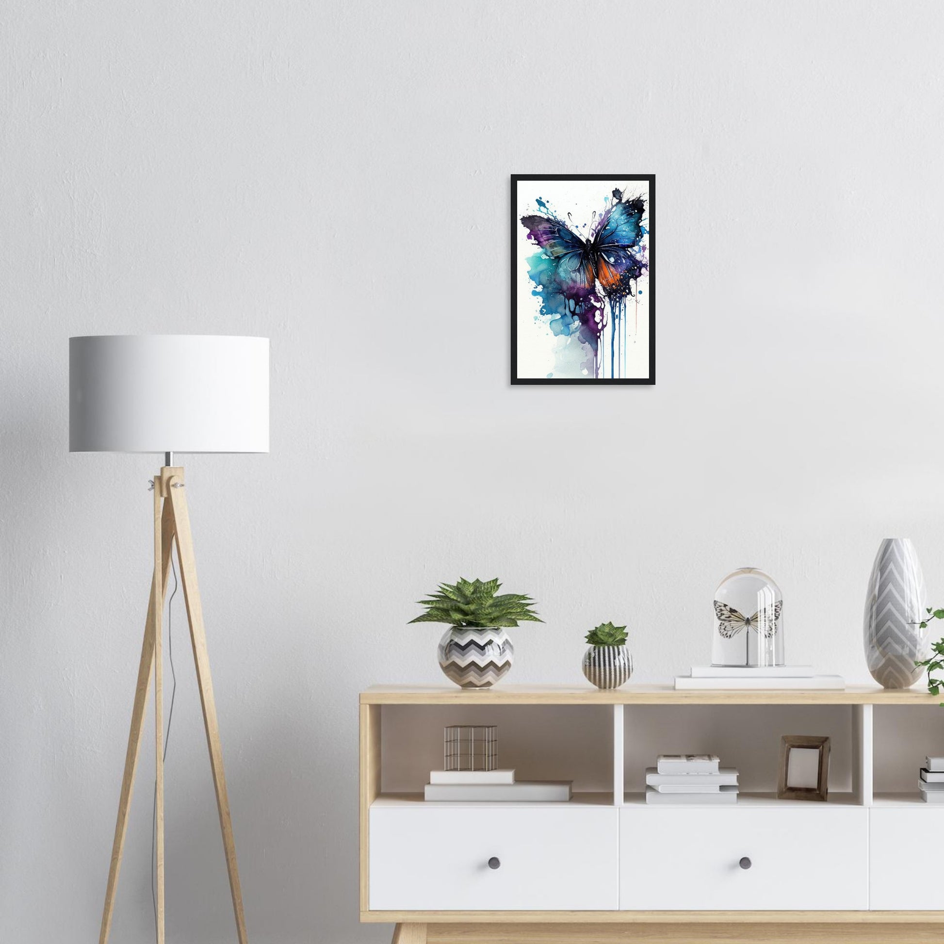 Flügeltanz, Poster mit Holzrahmen - Stiersbeste