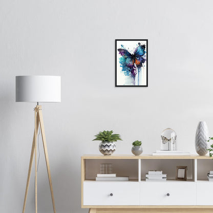 Flügeltanz, Poster mit Holzrahmen - Stiersbeste