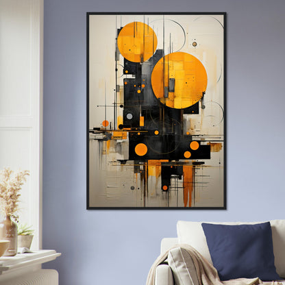 Black Gold, Poster mit Holzrahmen - Stiers Beste