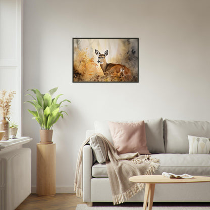 Flüstern des Waldes, Poster mit Alurahmen - Stiersbeste