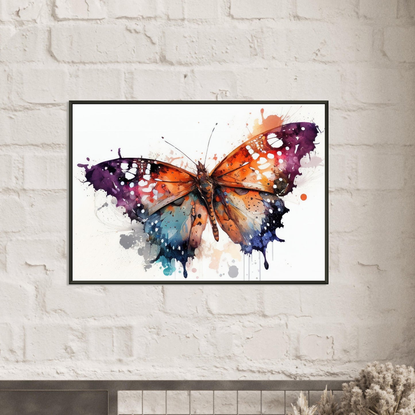 Wings of Color, Poster mit Alurahmen - Stiersbeste