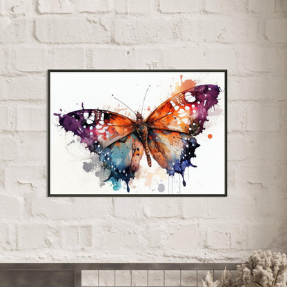 Wings of Color, Poster mit Alurahmen - Stiersbeste