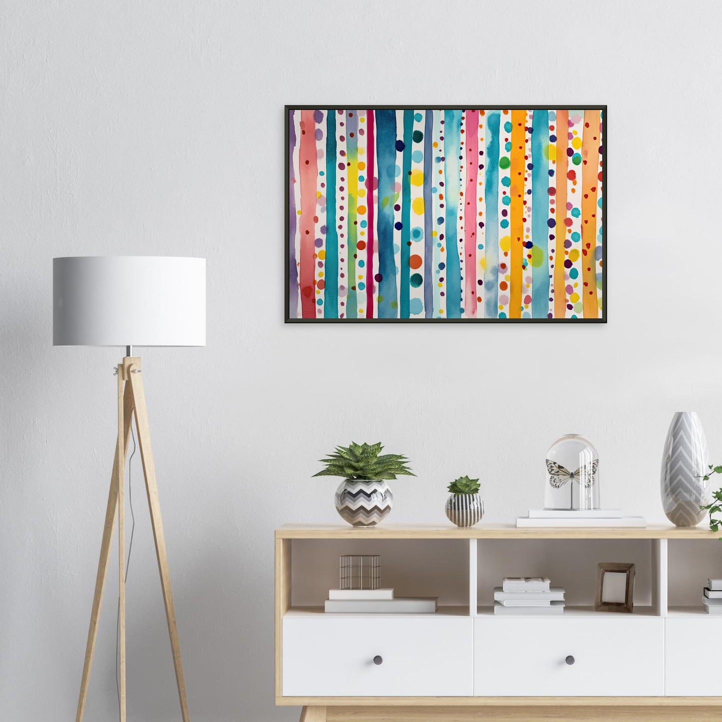 Farbwand, Poster mit Alurahmen - Stiers Beste