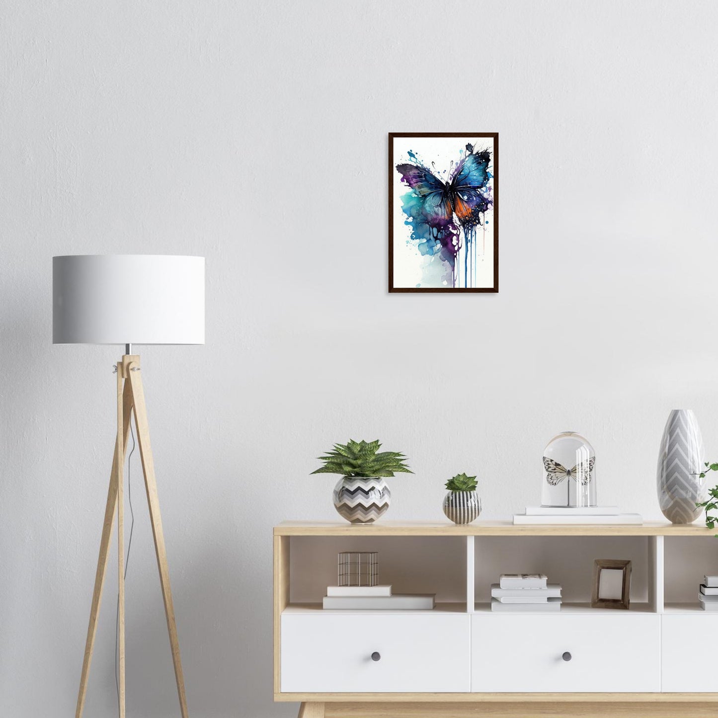 Flügeltanz, Poster mit Holzrahmen - Stiersbeste