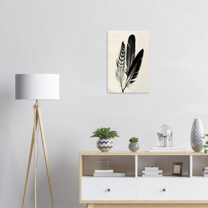 Blackbird, Holzdruck - Stiersbeste