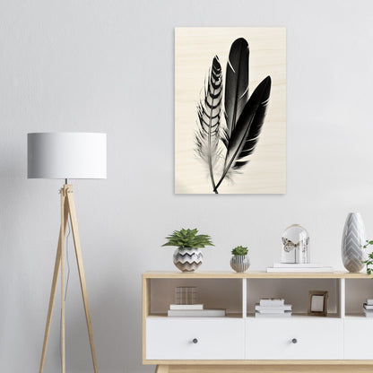 Blackbird, Holzdruck - Stiersbeste