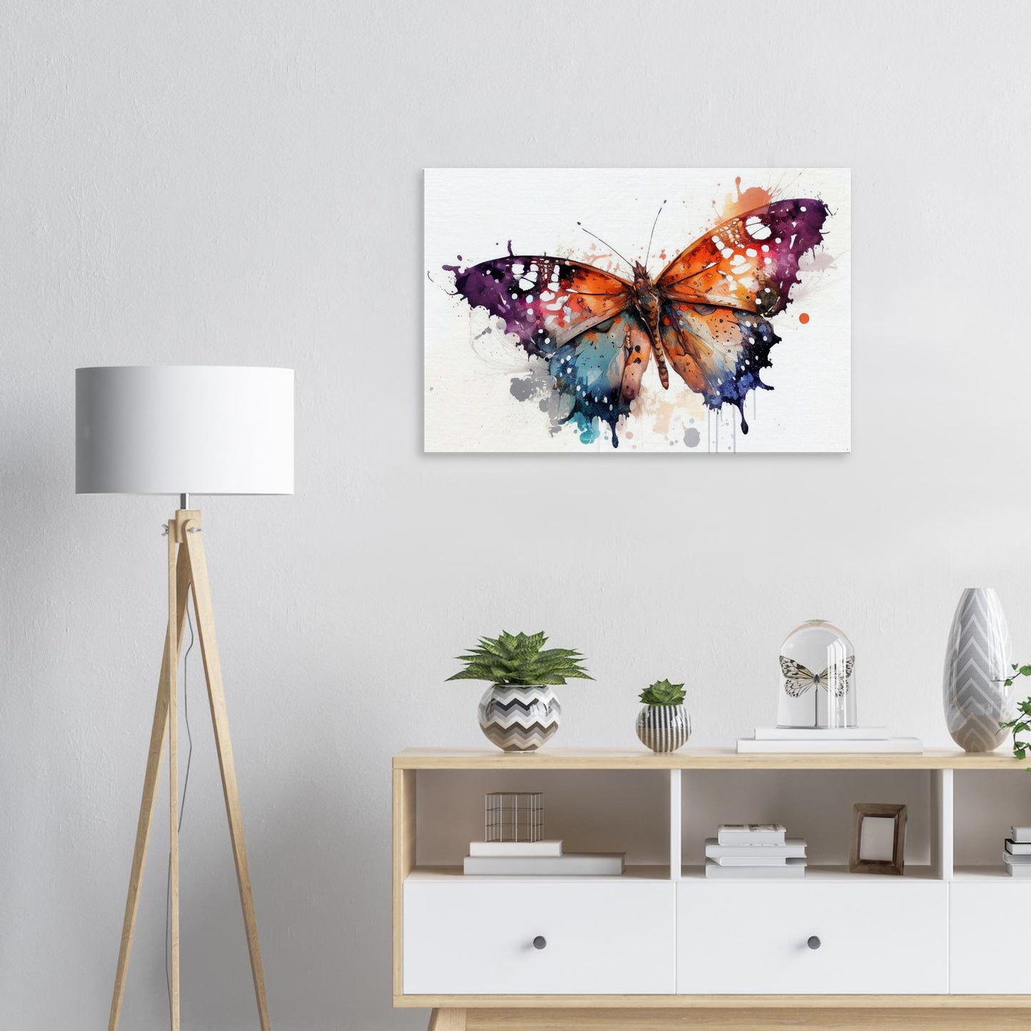 Wings of Color, Leinwanddruck - Stiersbeste