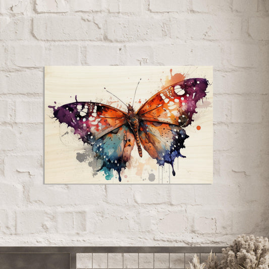Wings of Color, Holzdruck - Stiersbeste
