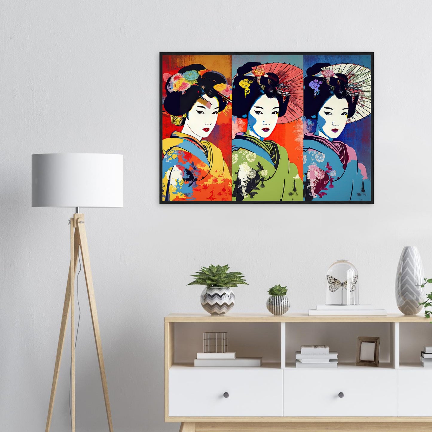 Farbenfrohe Geisha - Stiersbeste